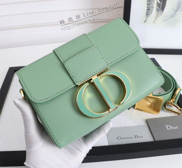 Dior女包 迪奧30 Montaigne薄荷綠蒙田盒子 Dior肩背斜挎包  dfk1742